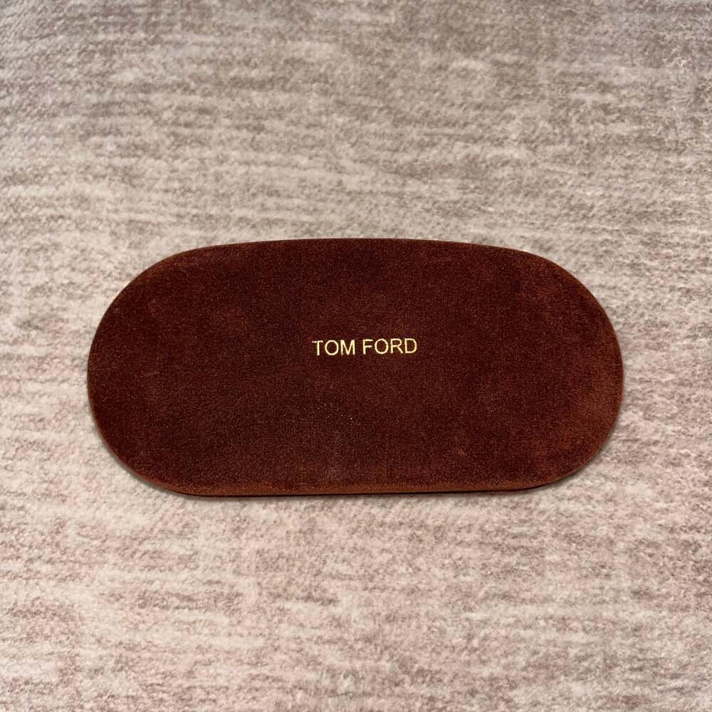 Luxury Tom Ford Tripp TF666 Aviator Sunglasses Black and Gold with Case
